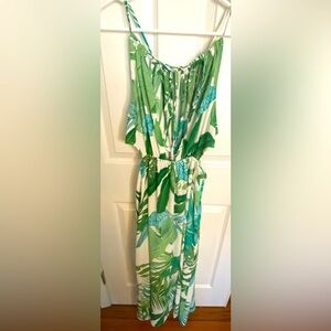 Cup She flora and fauna dress w/cut out waist sides and back.